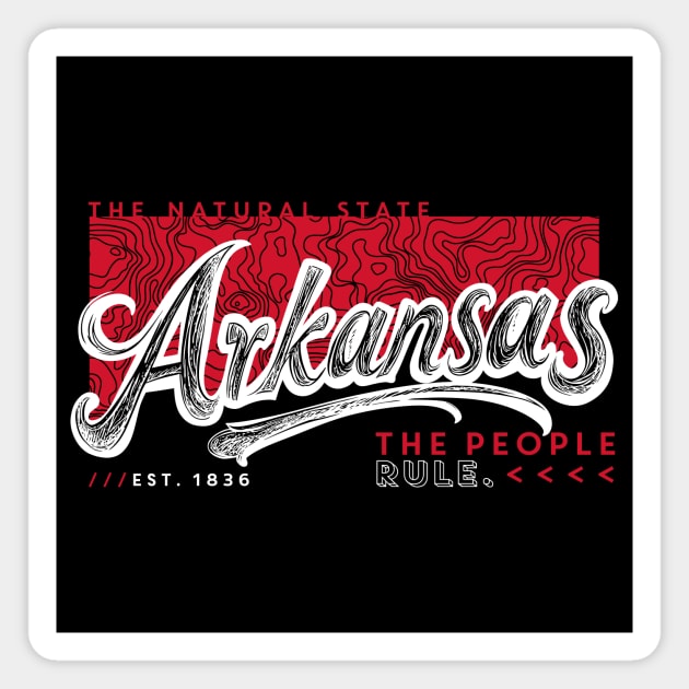 Lines of the Land Magnet by rt-shirts